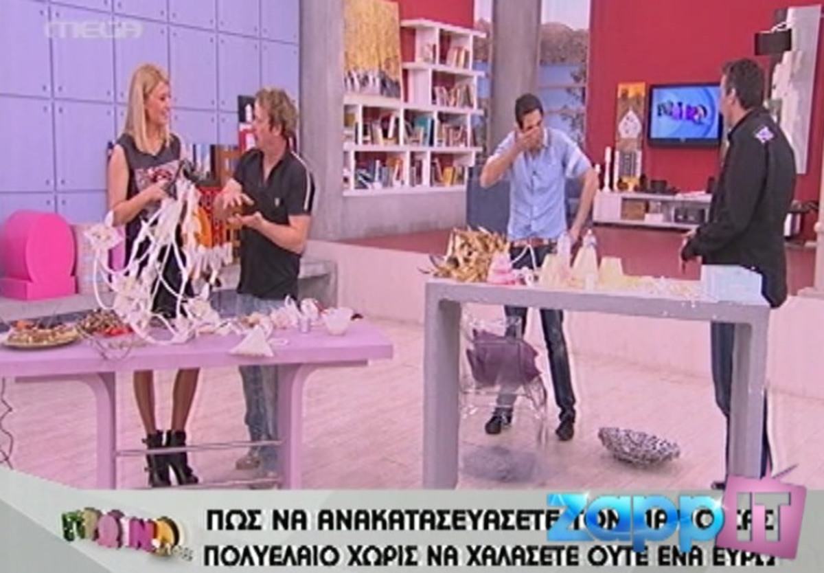 Λιάγκας – Ουγγαρέζος: Καταστρέφουν το στούντιο σε 5 λεπτά!