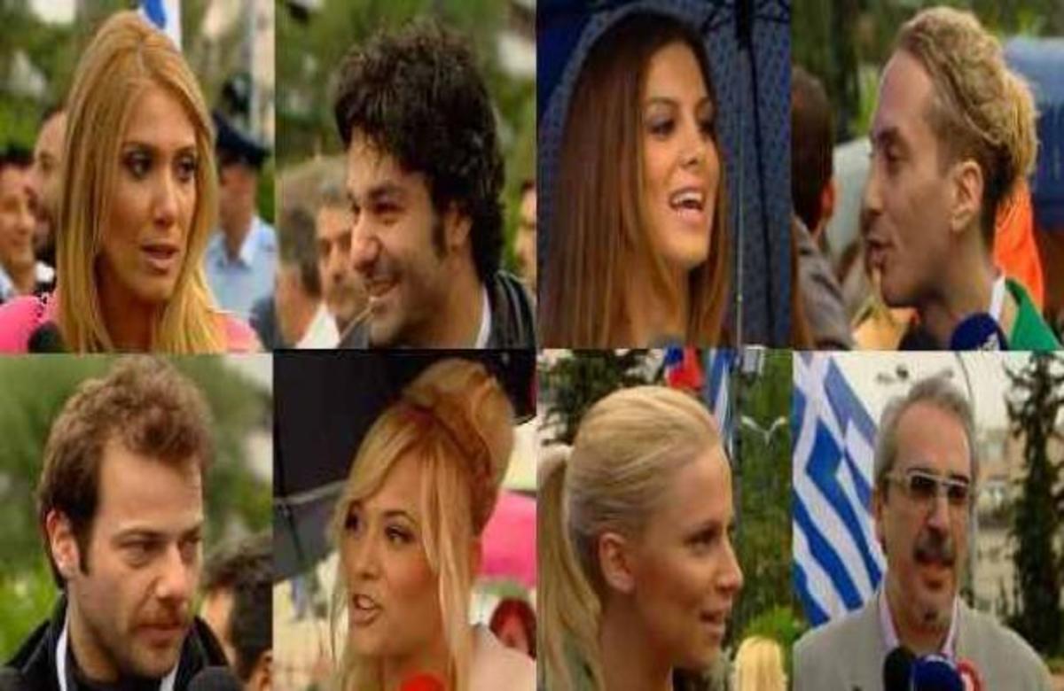 ΟΛΑ τα τηλεοπτικά πρόσωπα στην Τελετή Παράδοσης της Φλόγας!