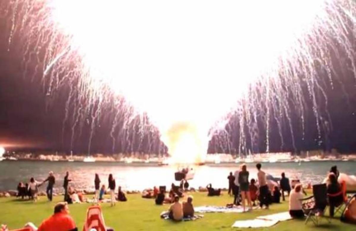 ΔΕΙΤΕ τι έγινε όταν καταλάθος έσκασαν ολα τα πυροτεχνήματα μαζί!