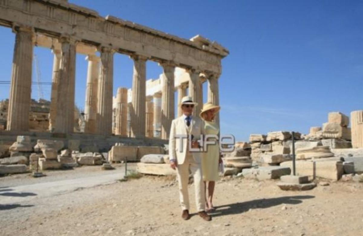K. Dunst: Στην Ακρόπολη με τον V. Mortensen για τα γυρίσματα της νέας τους ταινίας!