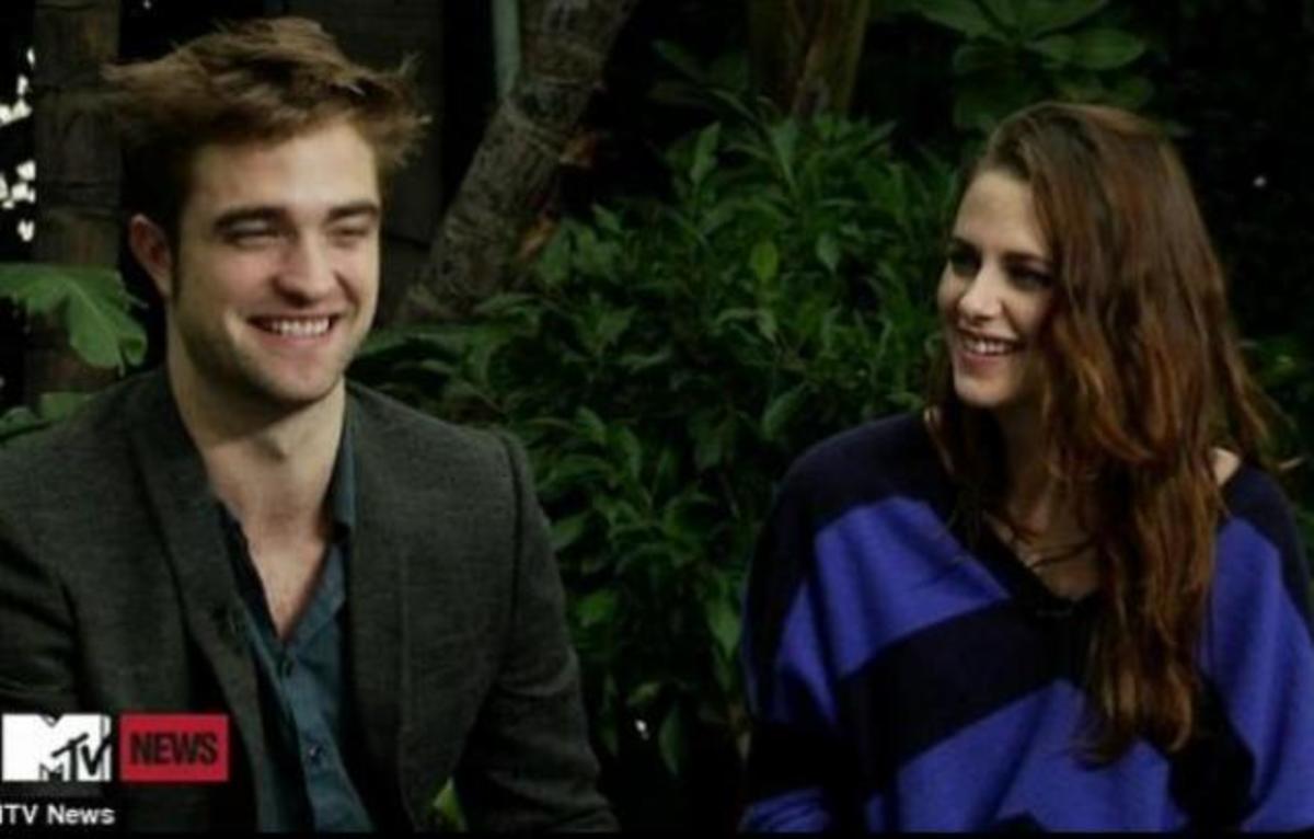 Καμία αμηχανία πια! R. Pattinson και K. Stewart μαζί σε τηλεοπτική συνέντευξη!