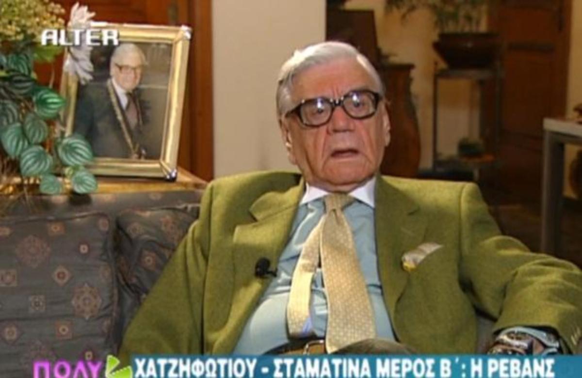 Ζάχος Χατζηφωτίου: Κι εγώ έκανα κριτική αλλά δεν ήμουν πρόστυχος