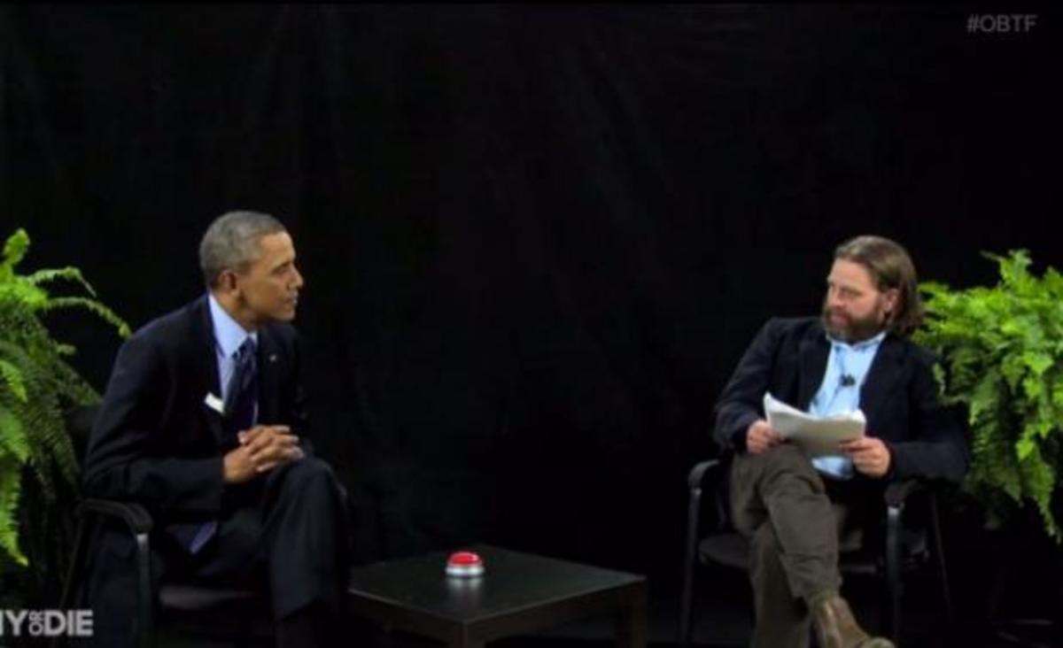 Ξεκαρδιστικό: Όταν ο Ζακ Γαλυφιανάκης συνάντησε τον Μπαράκ Ομπάμα (VIDEO)