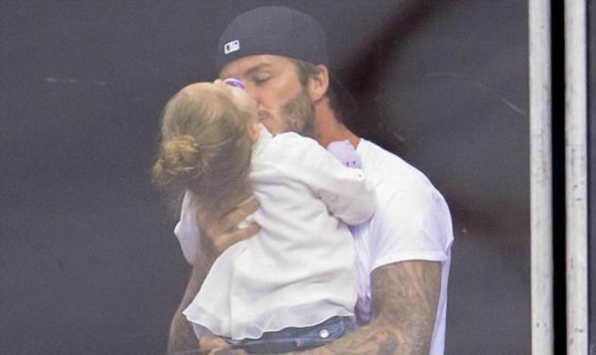 Τα παιχνίδια του David Beckham με την μικρή Harper
