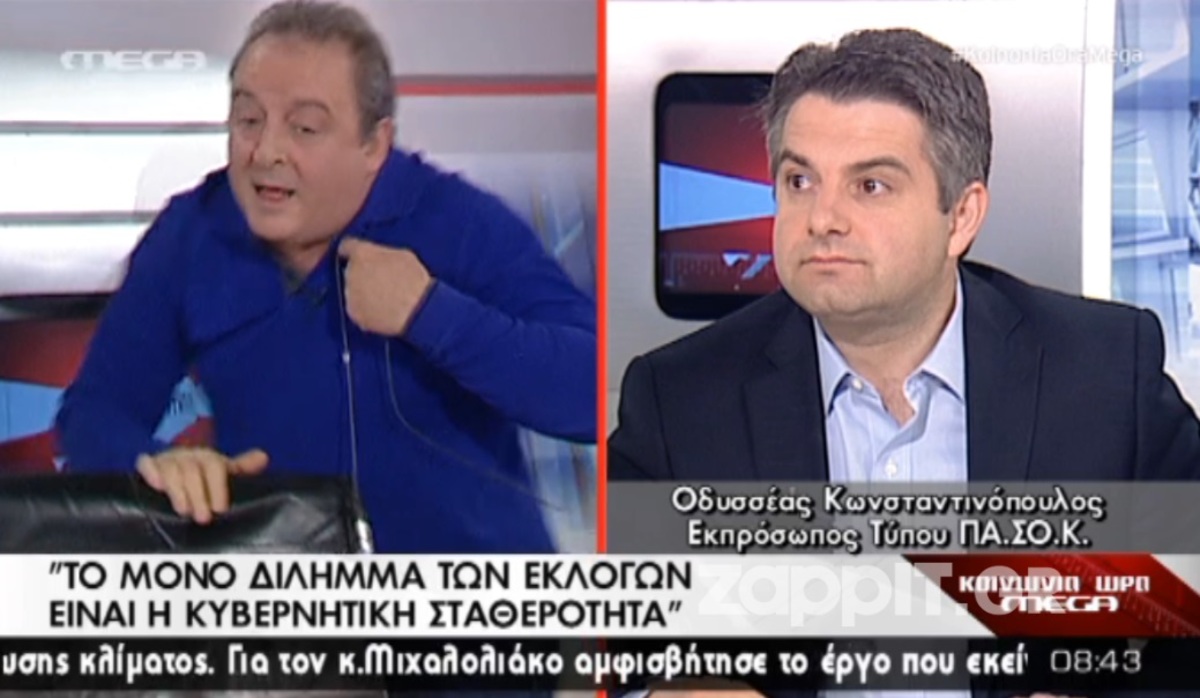 Έξαλλος ο Καμπουράκης σηκώθηκε από την καρέκλα του: «Δεν μπορώ! »