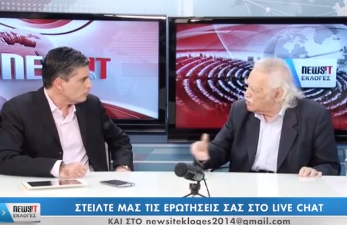 Μανώλης Γλέζος στο Νewsit: «Θα είμαι στην ευρωβουλή μόνο για ένα χρόνο» – «Ο Τσίπρας έπρεπε να πάει στο ευρωντιμπέιτ»