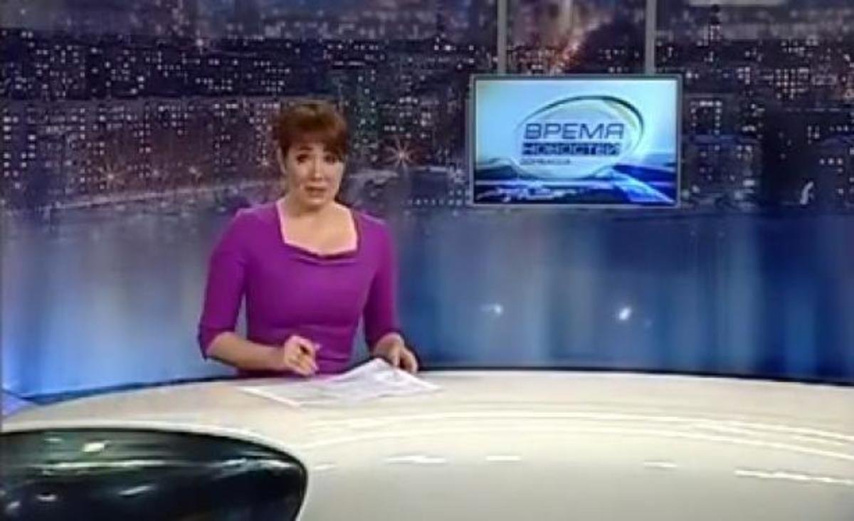 Παρουσιάστρια ξέσπασε σε κλάματα μετά από τραγούδι για την Ουκρανία
