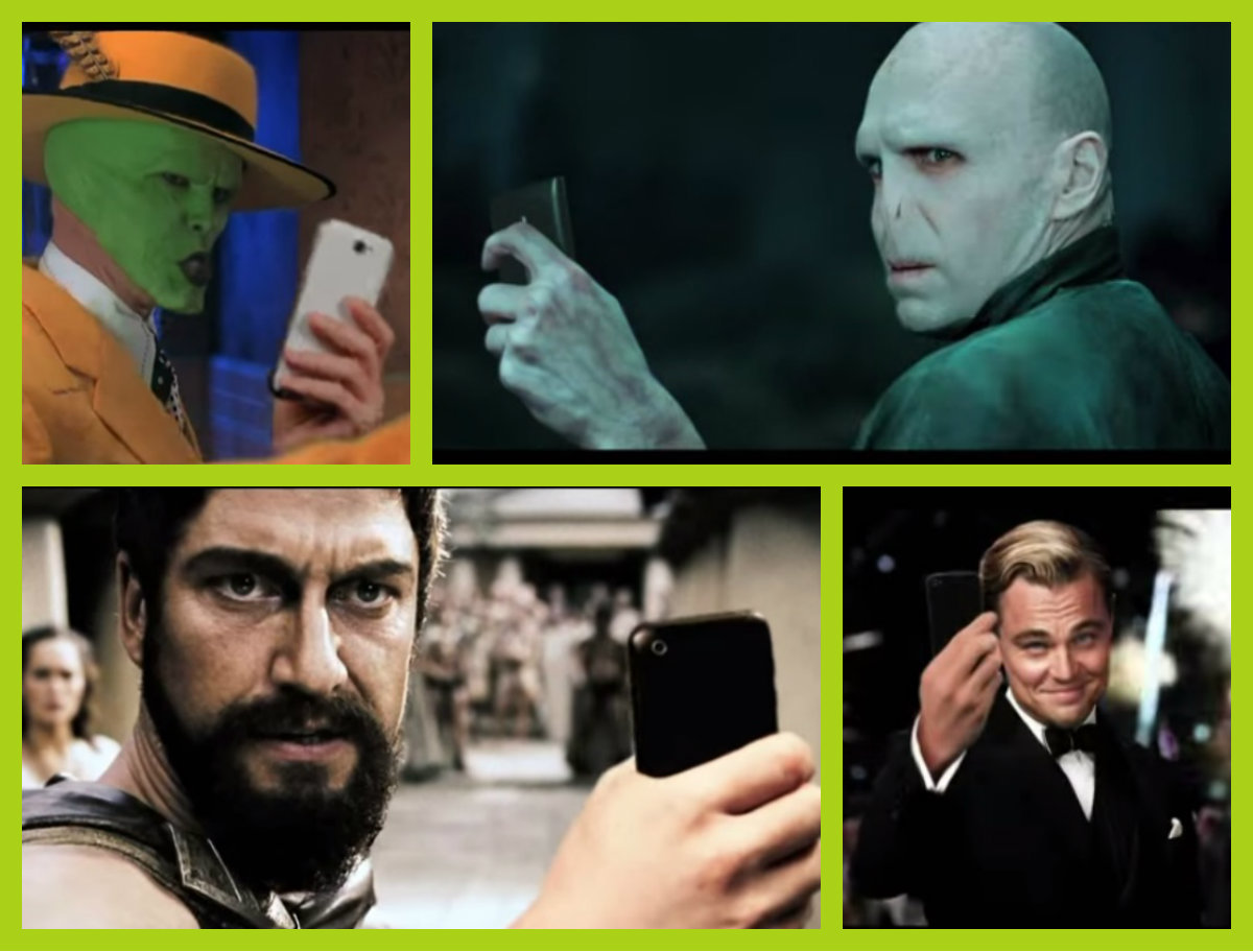 Ήρωες ταινιών βγάζουν selfies την κατάλληλη στιγμή