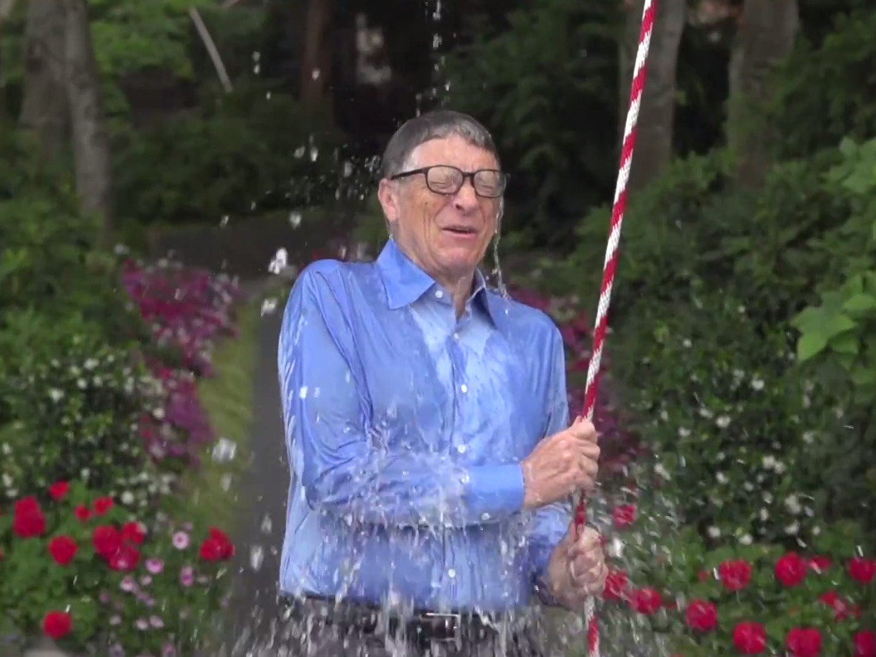 Bill Gates: Έφτιαξε ολόκληρο μηχανισμό για το «Ιce bucket challenge»