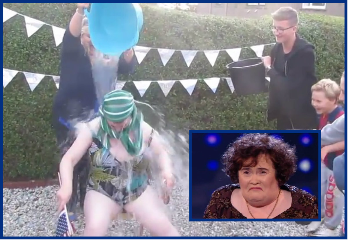 Susan Boyle:Έκανε το ice bucket challenge με μαγιό