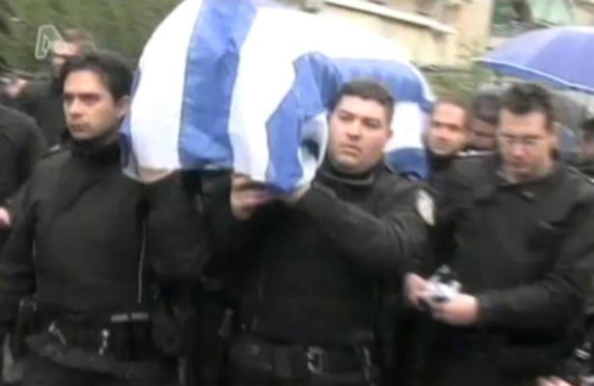 Το τελευταίο “αντίο” στους δύο αστυνομικούς της ομάδας ΔΙΑΣ