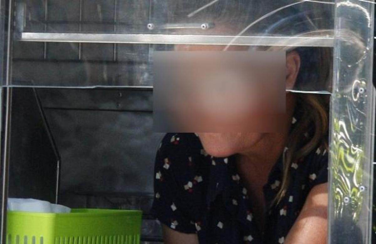 Αγνώριστη η ηθοποιός! Πουλά πλέον παγωτά…