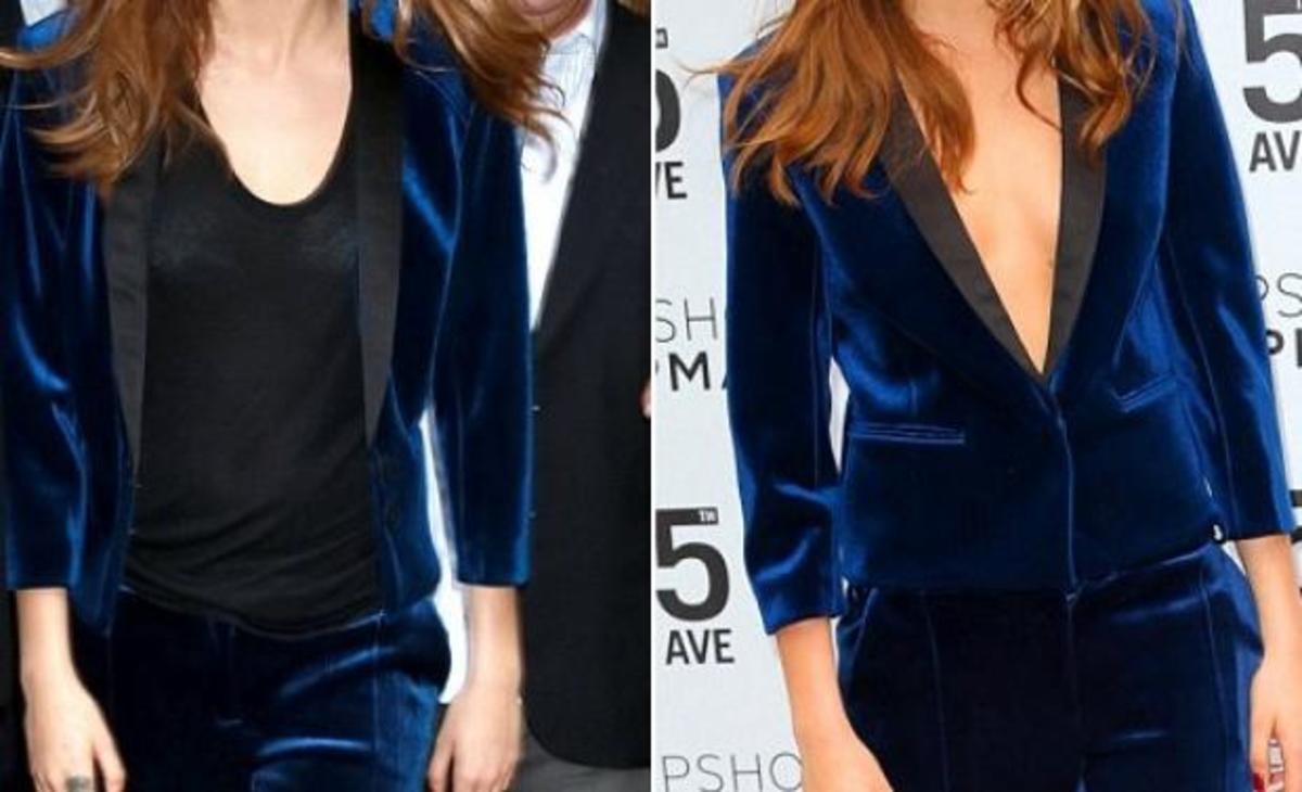 Έβγαλε τη μπλούζα της και άστραψαν τα φλας!