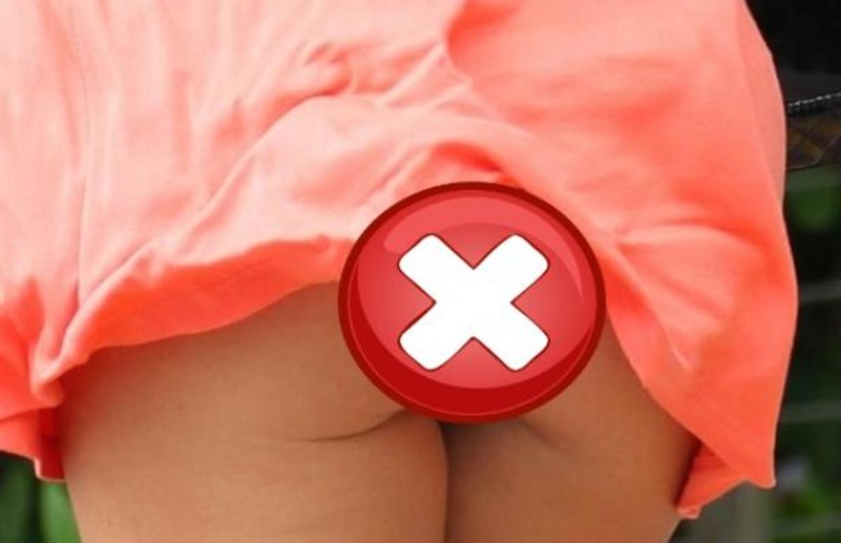 Ουπς! Το αεράκι έκανε αποκαλύψεις