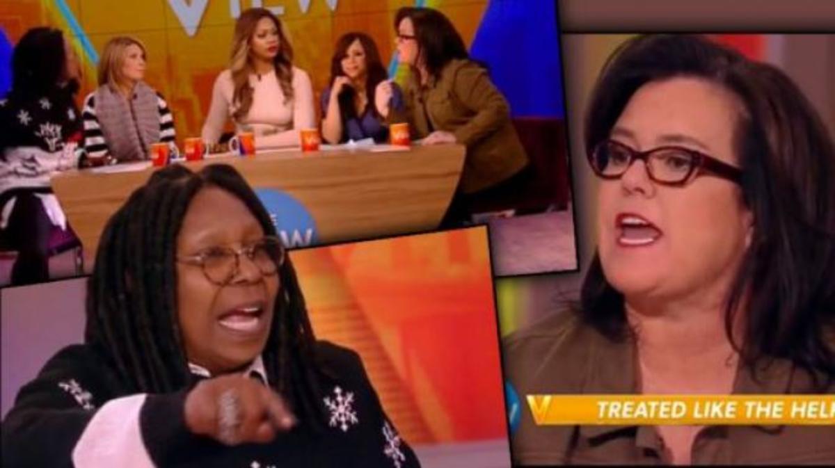 Άγριος καβγάς ανάμεσα σε Whoopi Goldberg και Rossie O’ Donnell!