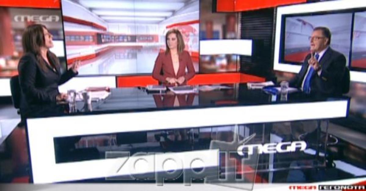 Καβγάς Κωνσταντοπούλου – Παναγιωτόπουλου στο δελτίο του MEGA