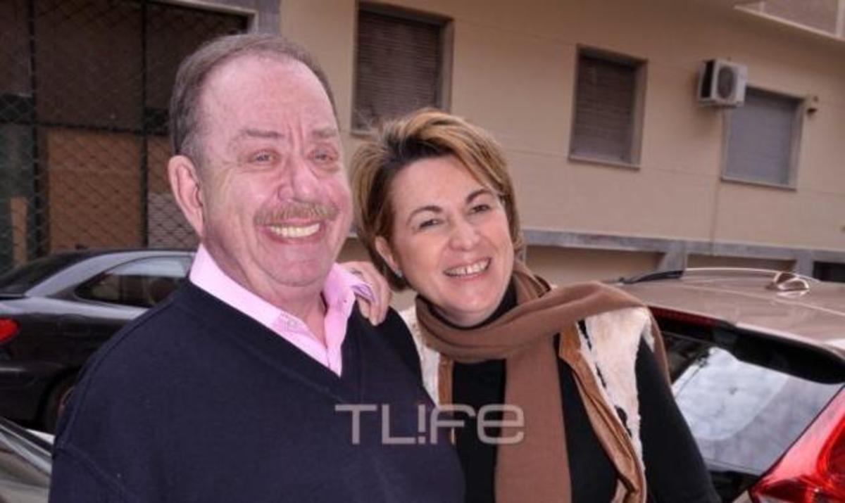 Σπάνια εμφάνιση του Ηλία Μαμαλάκη με τη σύζυγό του