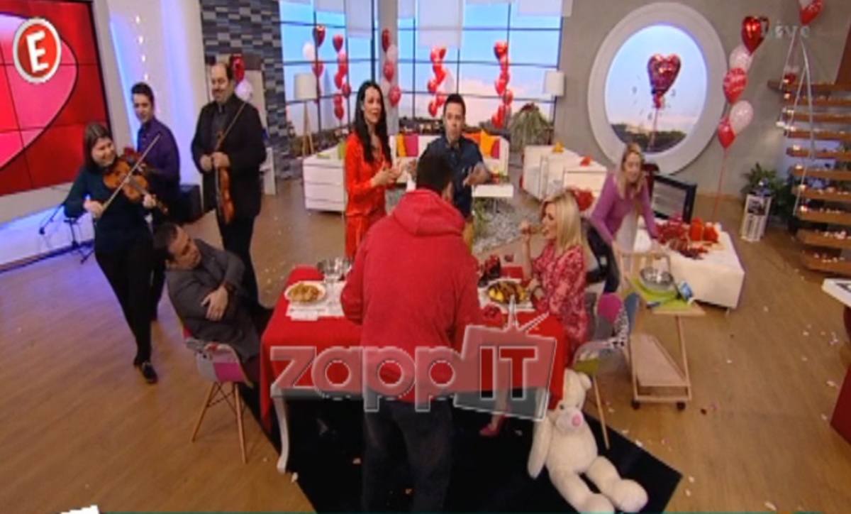 «Στον αέρα» το ρομαντικό ραντεβού Κατσούλη – Καραβάτου