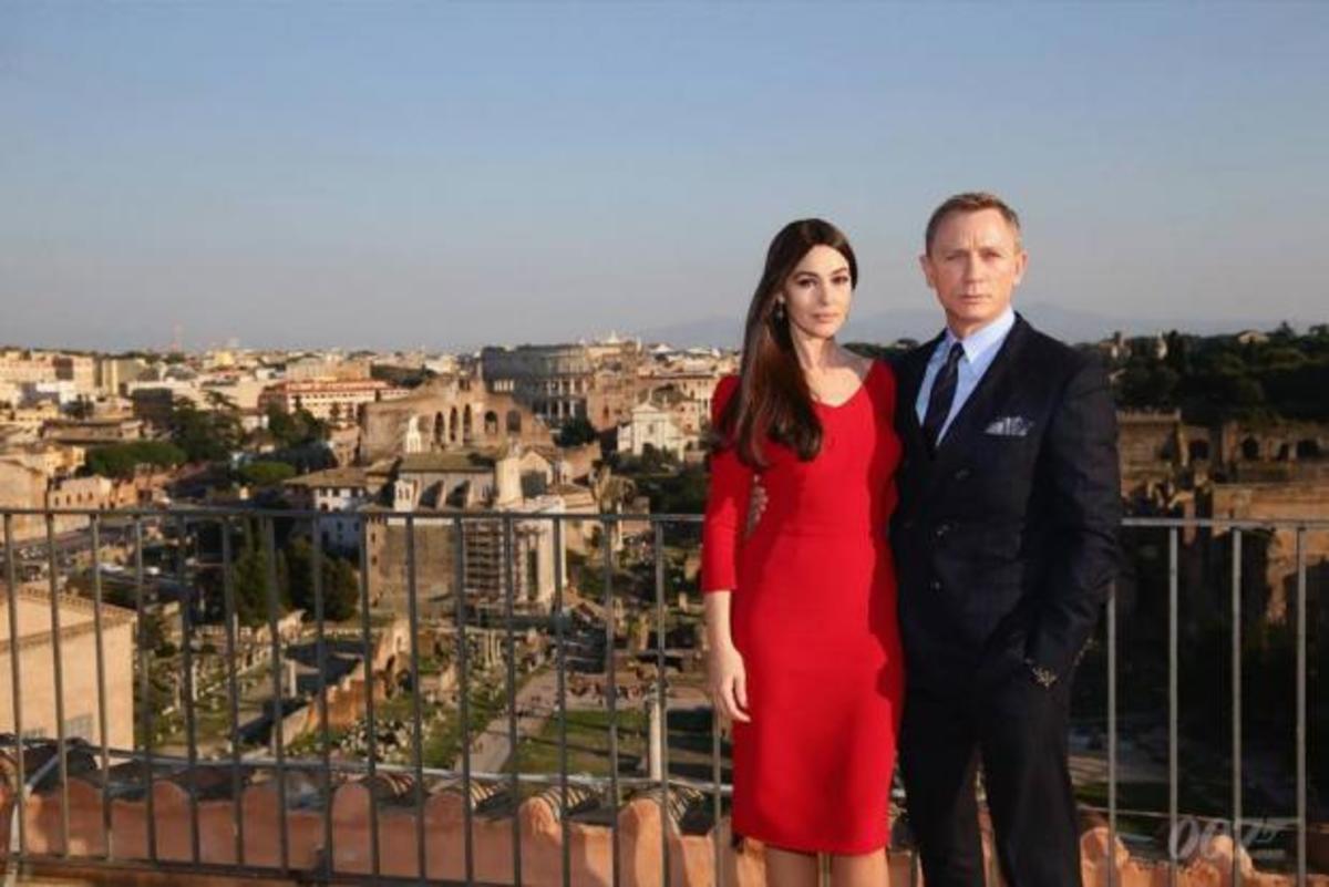 Daniel Craig και Monica Bellucci στη Ρώμη για γυρίσματα