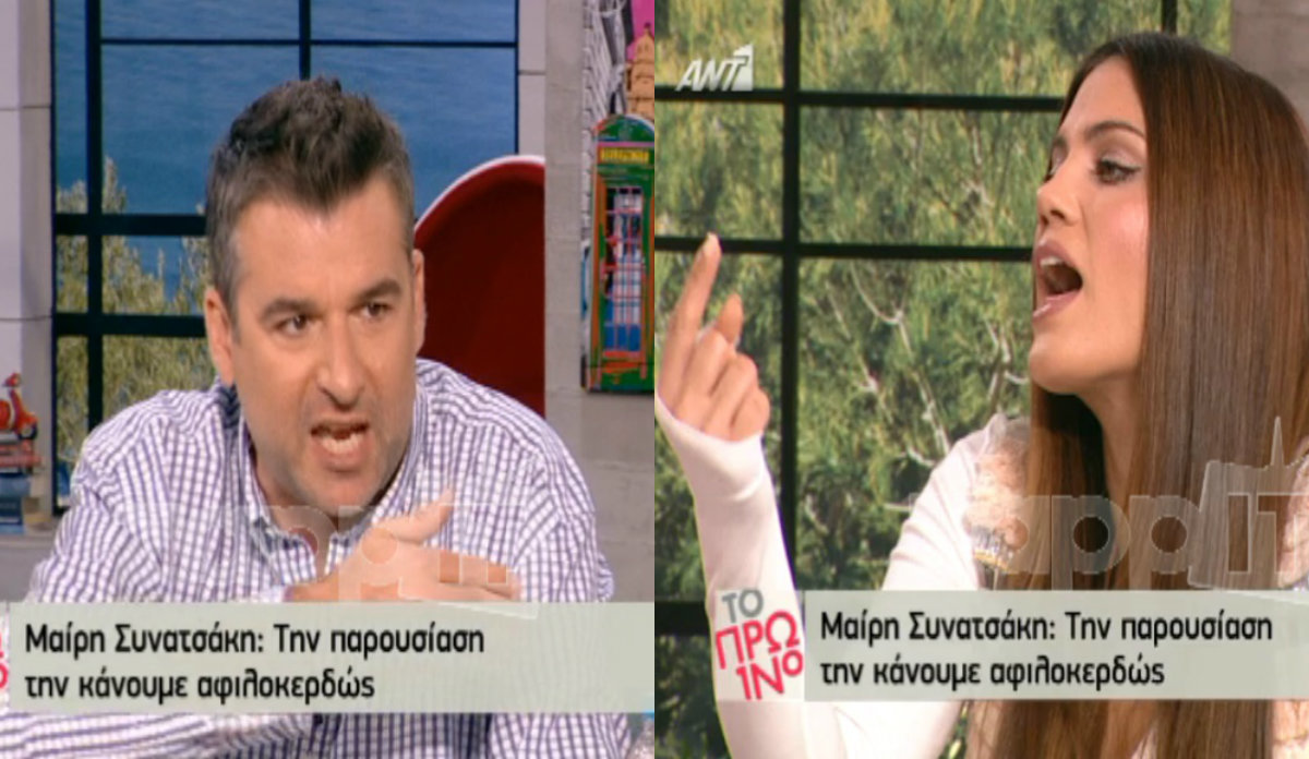 Έξαλλος και ο Λιάγκας με τη Συνατσάκη: «Χαλάτε την πιάτσα που δεν πληρώνεστε από την Eurovision»!