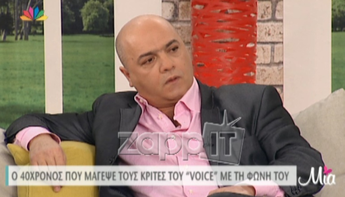 Ο Ευάγγελος Ζούλας αποκαλύπτει γιατί επέλεξε στα 40 του να μπει στο The Voice!