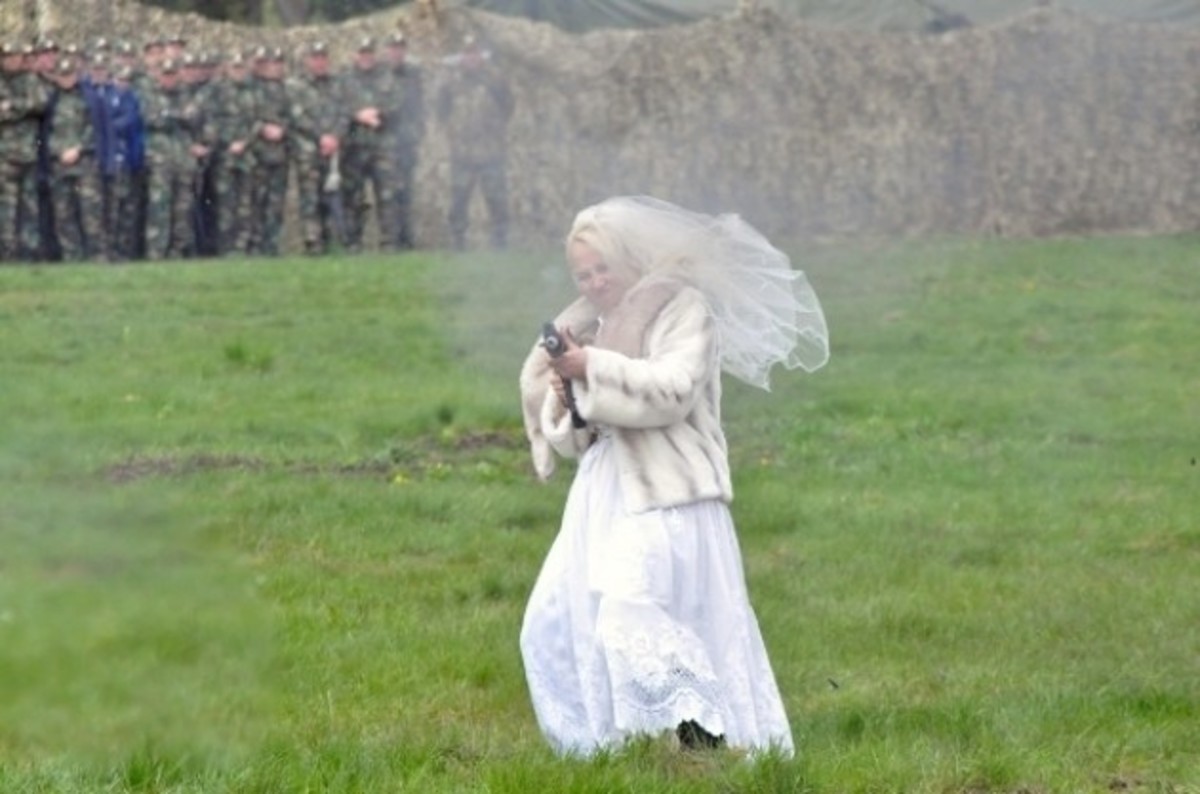 Νύφη εμφανίστηκε ξαφνικά στο «πεδίο μάχης»!