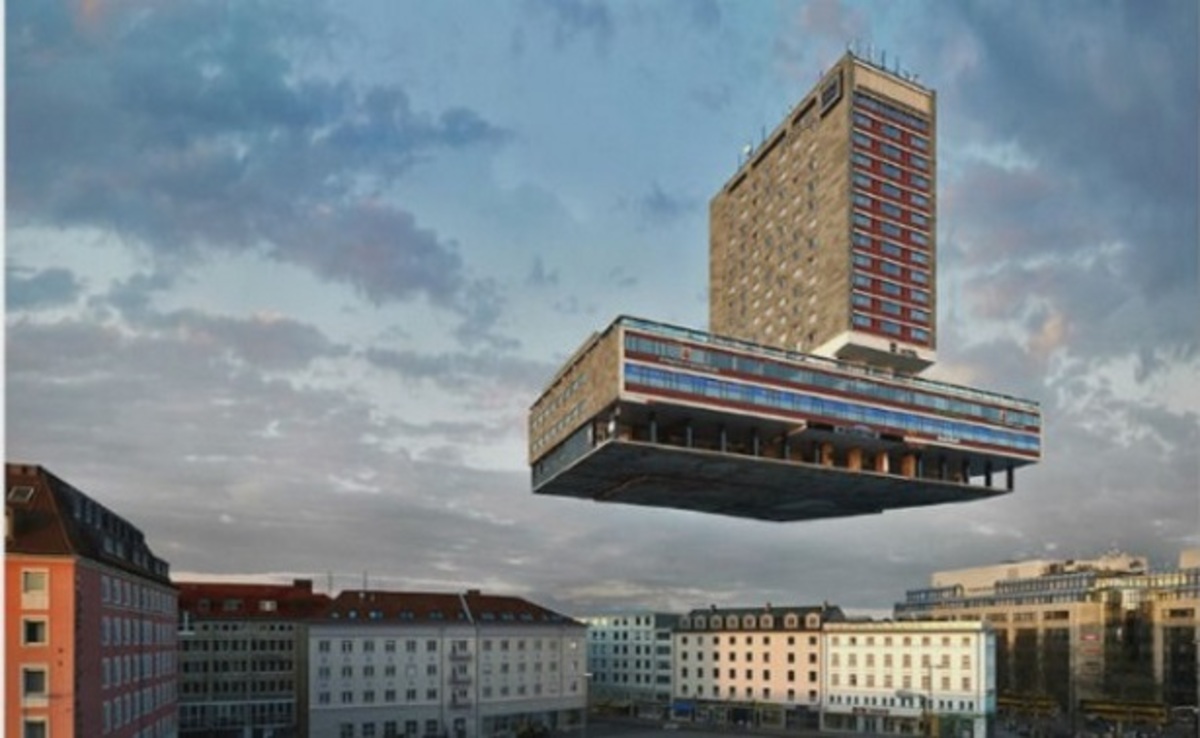 Εναέριο ξενοδοχείο που αλλάζει σχήματα