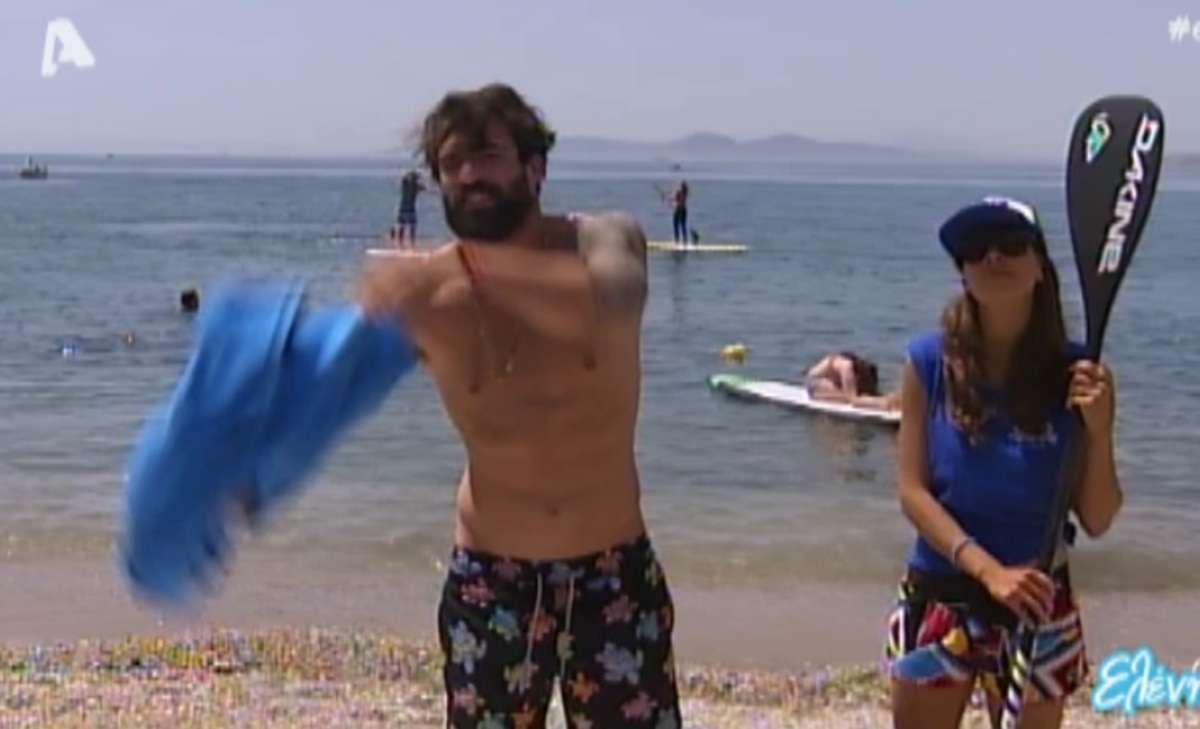 Πέταξε το μπλουζάκι ο Αλεξάνδρου και έγινε χαμός!