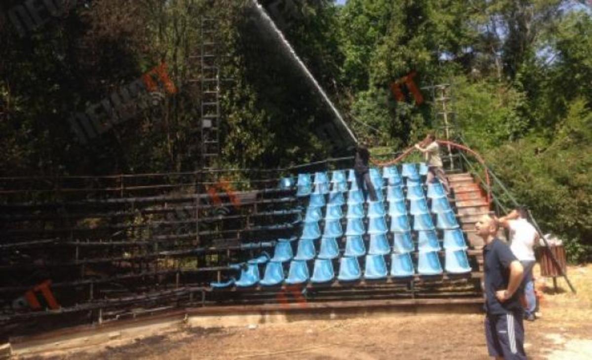 Καταστράφηκε από φωτιά το Ευριπίδειο Θέατρο Ρεματιάς!