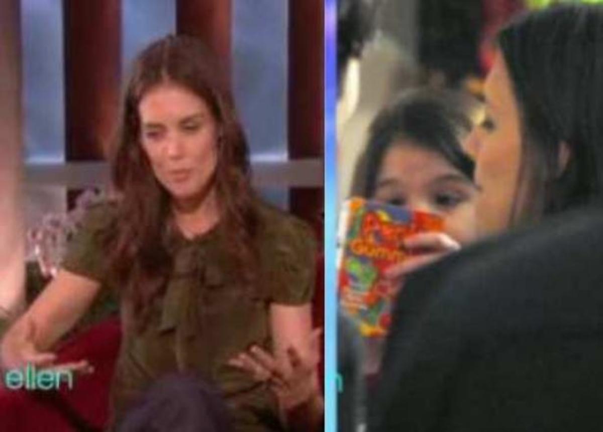 Η Katie Holmes εξηγεί πώς η 4χρονη κόρη της πήρε καραμέλες σε σχήμα… πέους!