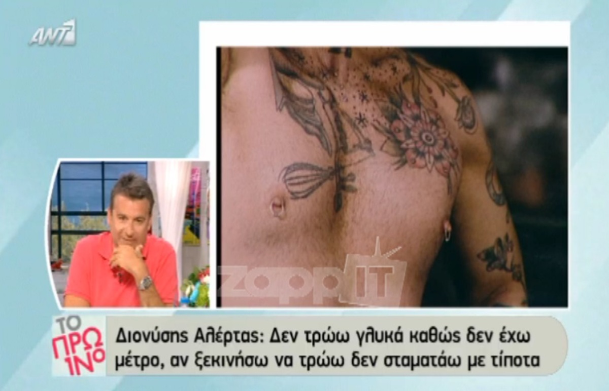 Το σχόλιο του Γιώργου Λιάγκα για τη sexy φωτογράφιση του Διονύση Αλέρτα