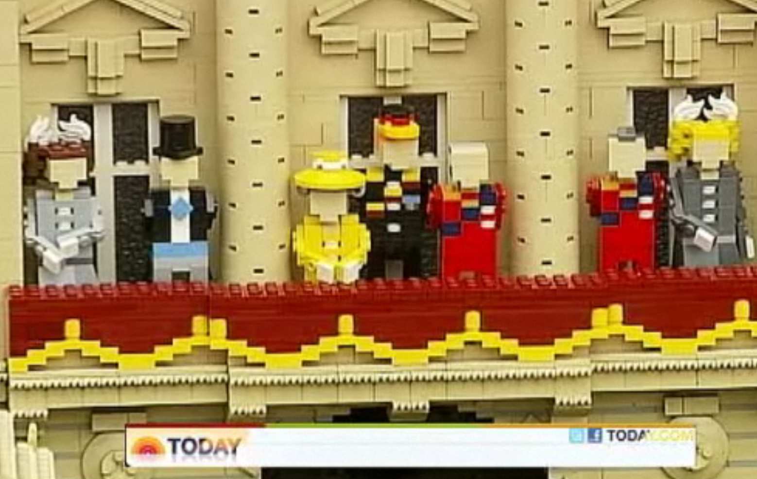 Ο πριγκιπικός γάμος με… τουβλάκια LEGO στην εκπομπή TODAY