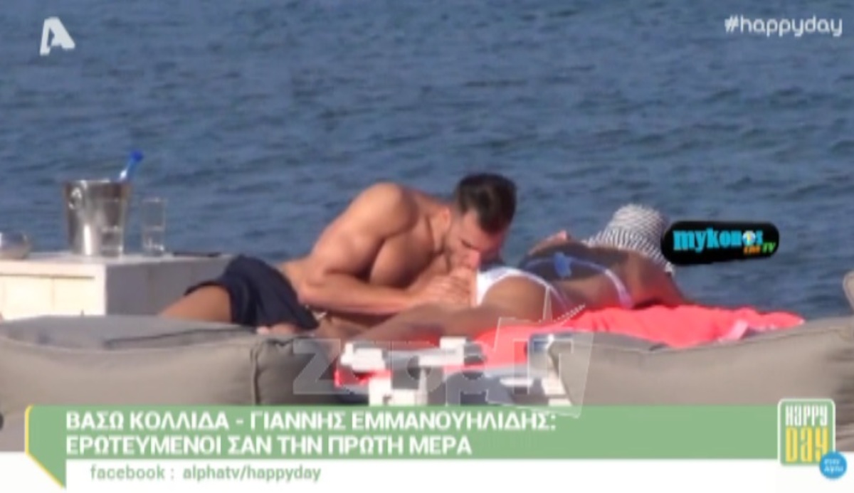 Ασυγκράτητος ο Γιάννης Εμμανουηλίδης «έφαγε» την Βάσω Κολλιδά!