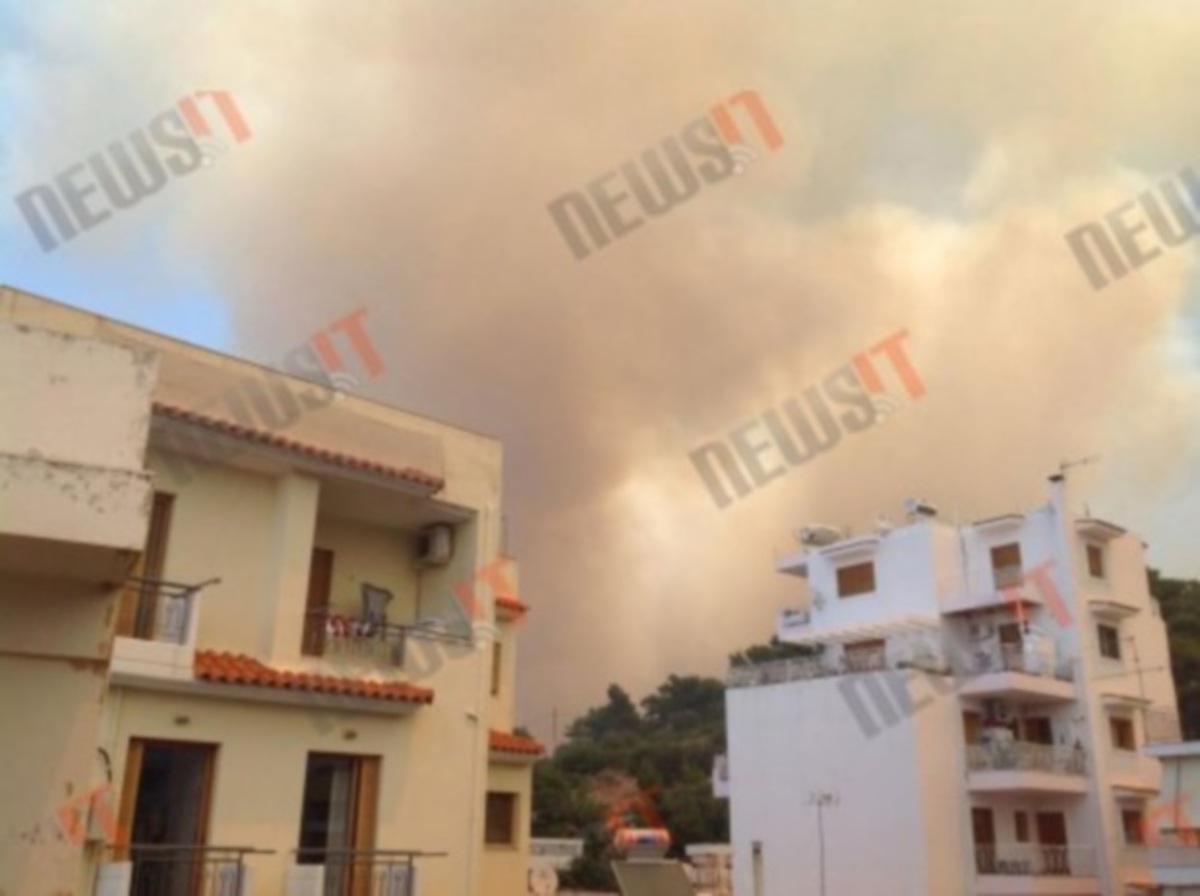 Σε εξέλιξη μεγάλη πυρκαγιά στον Υμηττό!