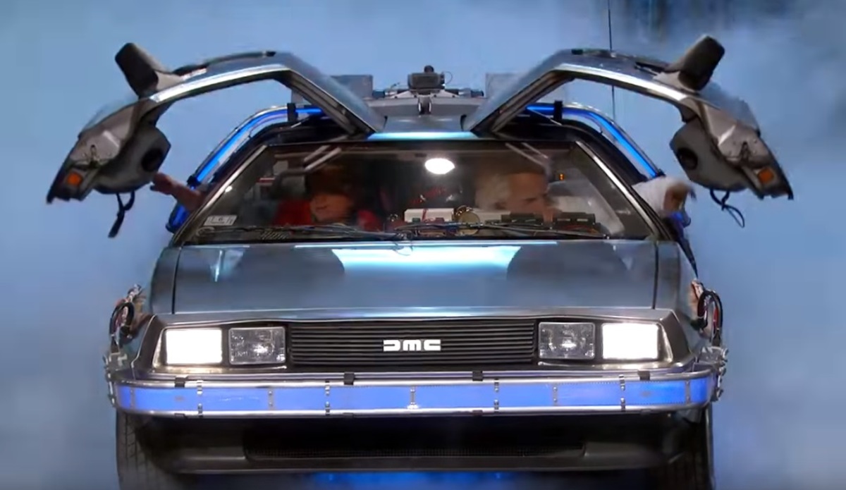 Back to the Future: Ο Marty και ο Doc ταξίδεψαν στο 2015 και έφτασαν στο show του Jimmy Kimmel!