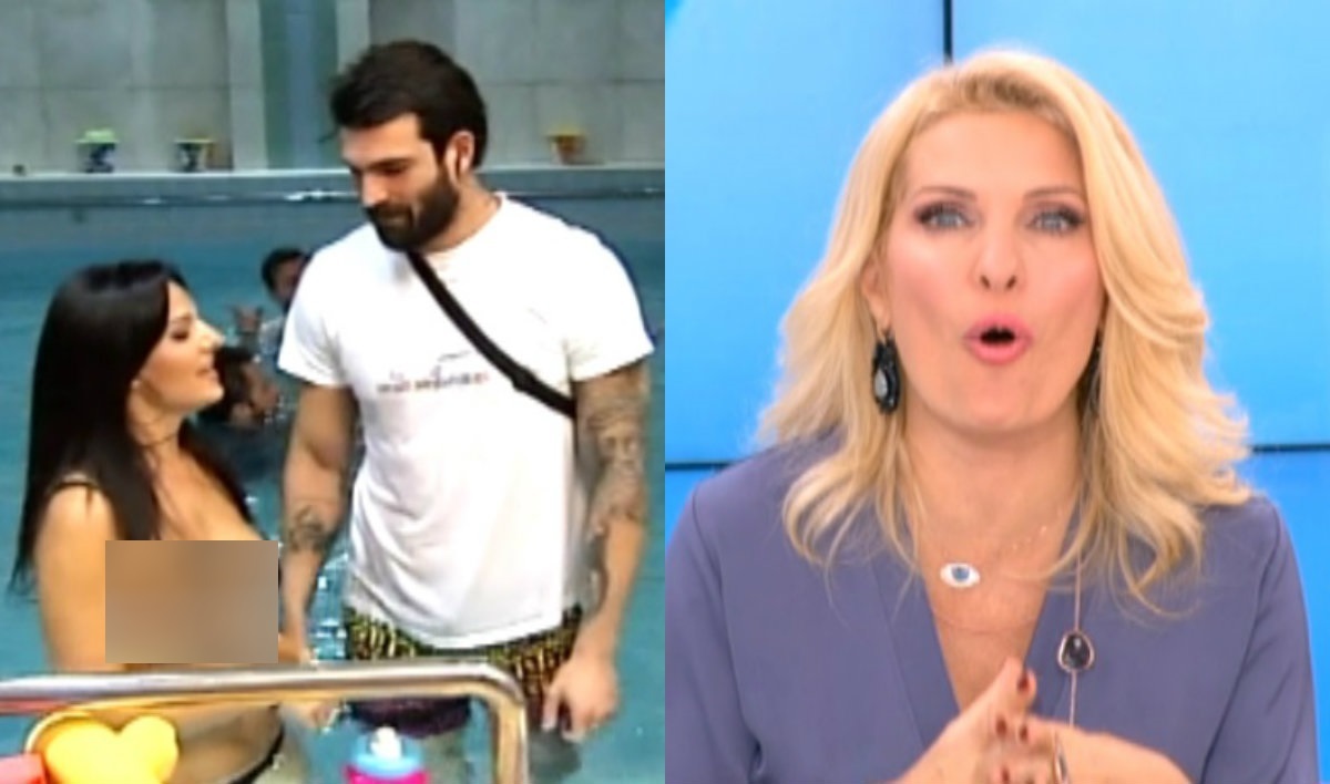 Ελένη Μενεγάκη: Χαμός με την hot επόπτρια πισίνας!