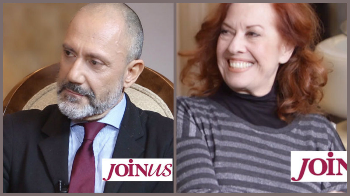 Νεφέλη Ορφανού και Γρηγόρης Βαλλιανάτος στο JoinUs