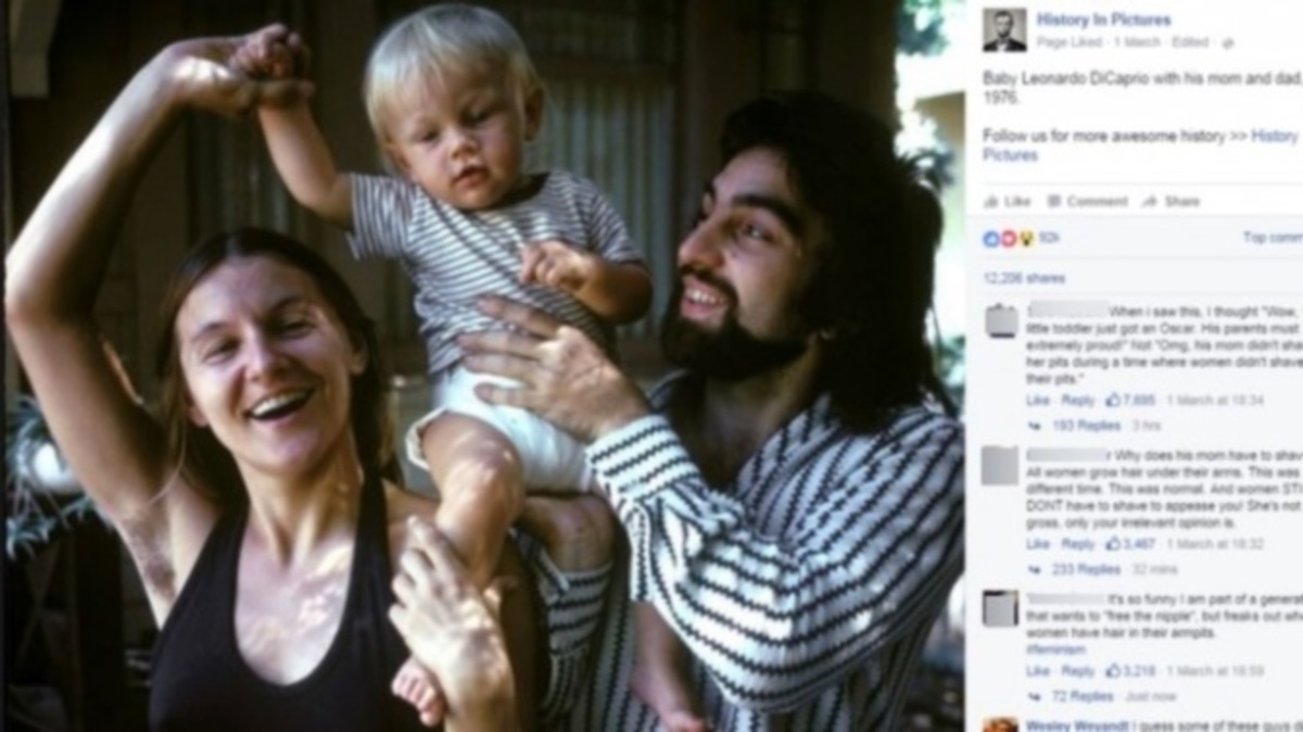 Χαμός στο Facebook με την οικογενειακή φωτογραφία του Λεονάρντο Ντι Κάπριο!