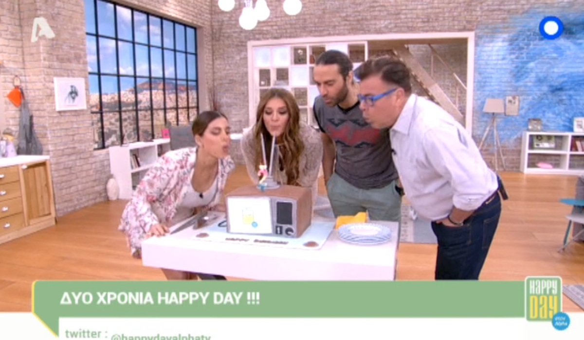 Happy Day… Happy Birthday! Δύο χρόνια στον αέρα…