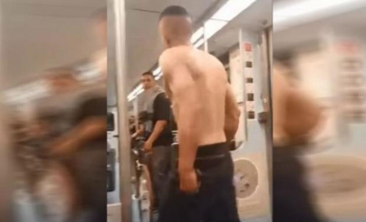 Μεθυσμένος πήγαινε γυρεύοντας μέσα στο μετρό και βρήκε το δάσκαλο του (ΒΙΝΤΕΟ)