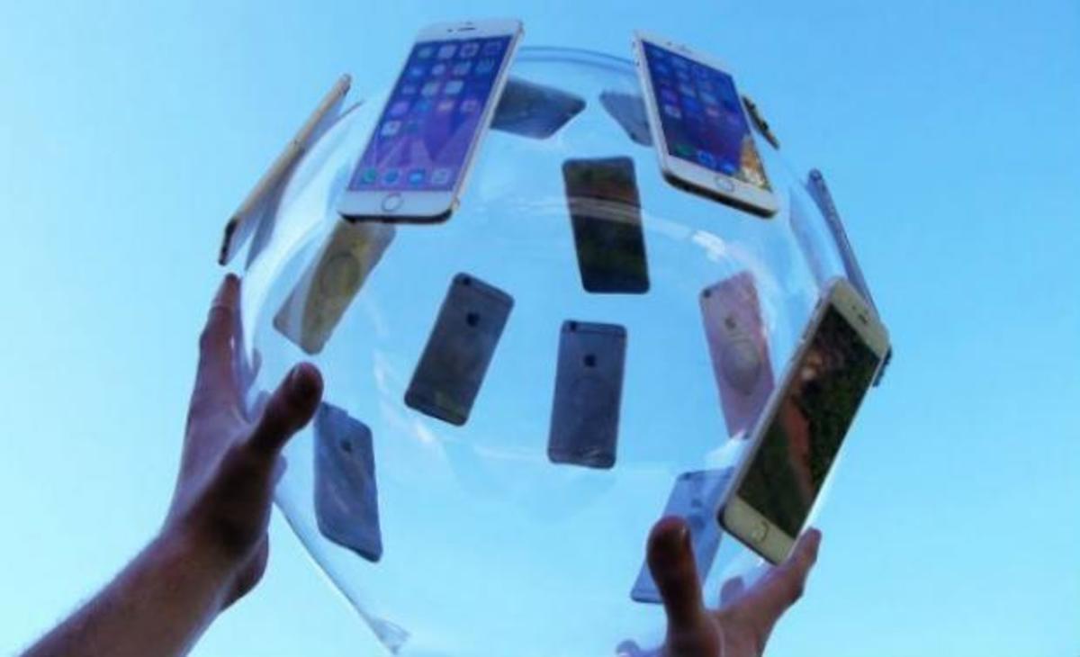 Πέταξε ένα iPhone 6s μέσα σε γυάλινη μπάλα από 30 μέτρα – Δείτε τι έγινε!