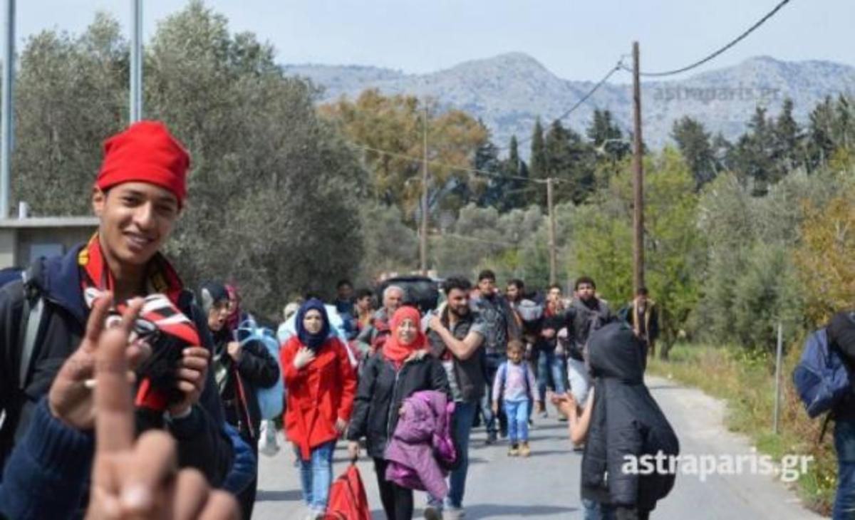 Χίος: Έφυγαν οι μισοί πρόσφυγες από το hot spot! Άγνωστο που κατευθύνονται! ΦΩΤΟ – ΒΙΝΤΕΟ