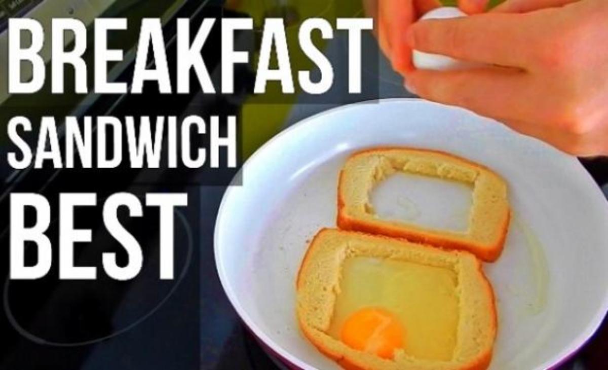 Κόβει ψωμί του τοστ σε τετραγωνάκια. Όταν δεις γιατί, θα τρέξεις να κάνεις το ίδιο!