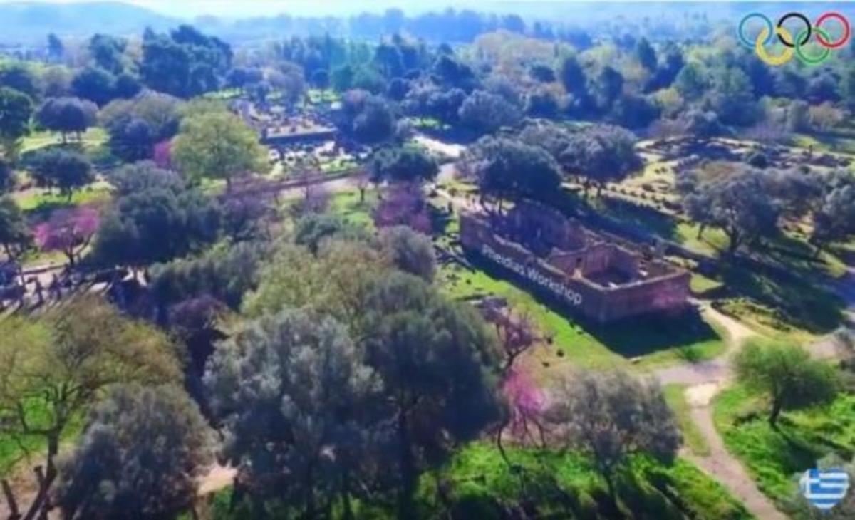 Μαγευτική εικόνα! Η Αρχαία Ολυμπία είναι υπέροχη και από ψηλά (VIDEO)
