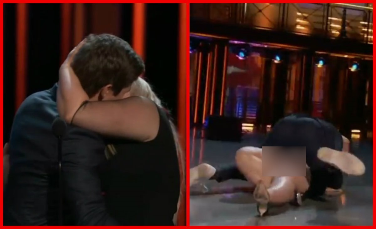 Την άρπαξε, την έριξε κάτω και την φιλούσε! Χαμός στα MTV Movie Awards!