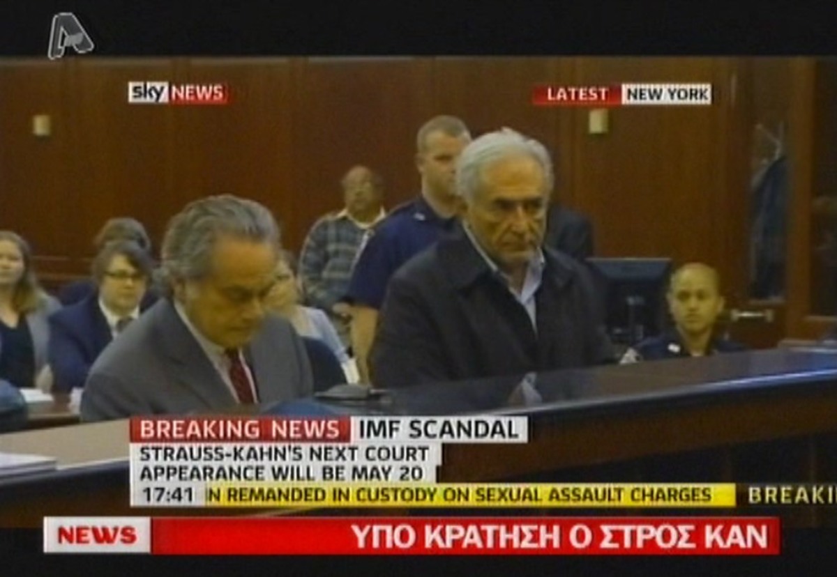 O Στρος Καν στο δικαστήριο