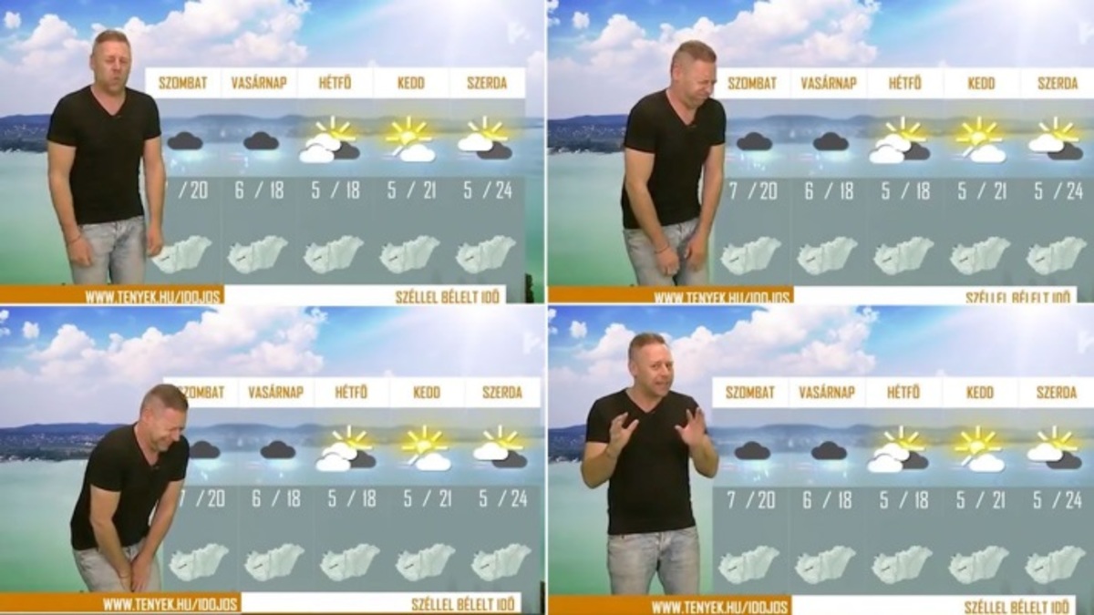 Βγήκε να πει τον καιρό και άρχισε να …αερίζεται!