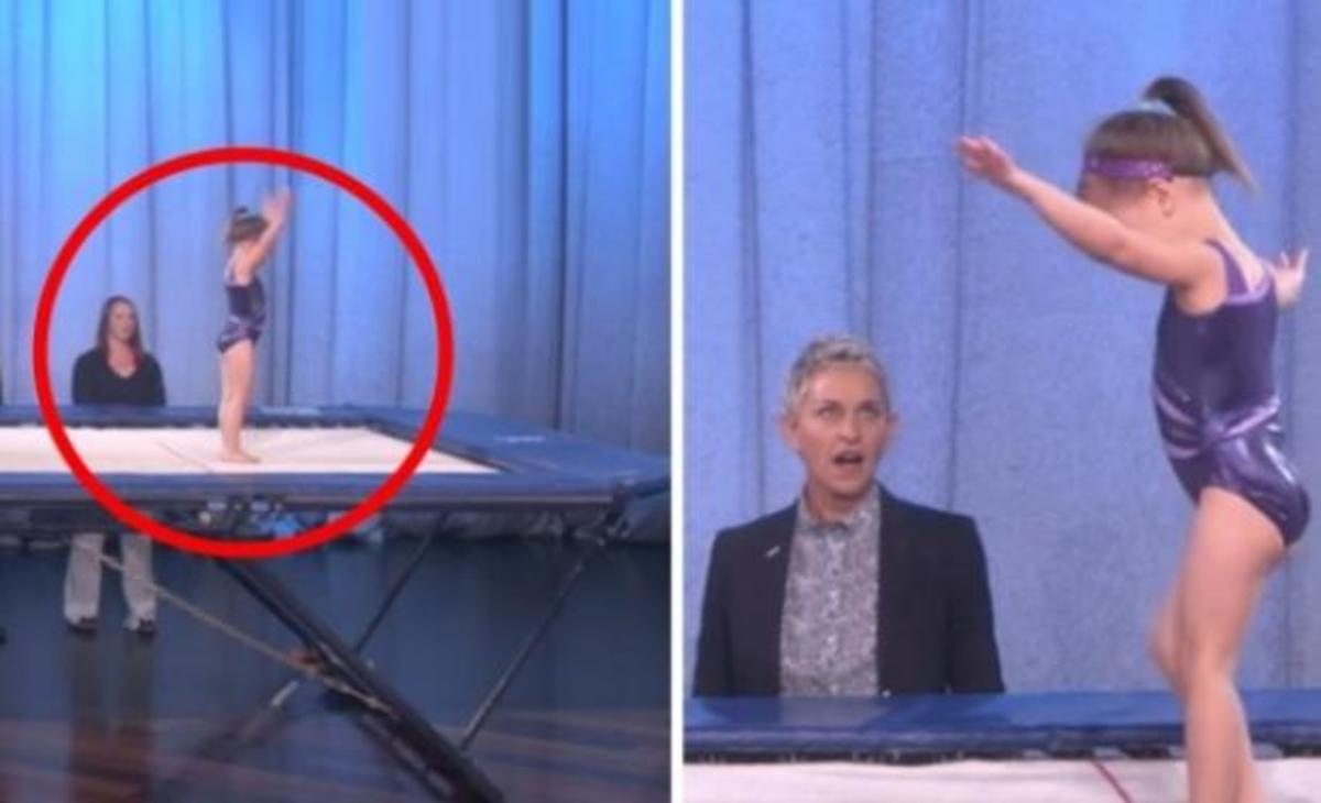 Πήρε θέση στο τραμπολίνο και άφησε τους κριτές με το στόμα ανοιχτό! (video)