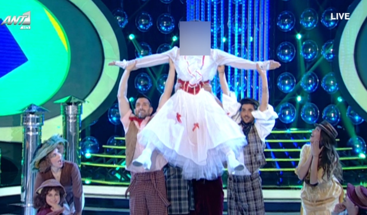 YFSF: Ο Σταμάτης Γαρδέλης μεταμφιέστηκε σε Mary Poppins, αλλά έμοιαζε με την Mrs Doubtfire!