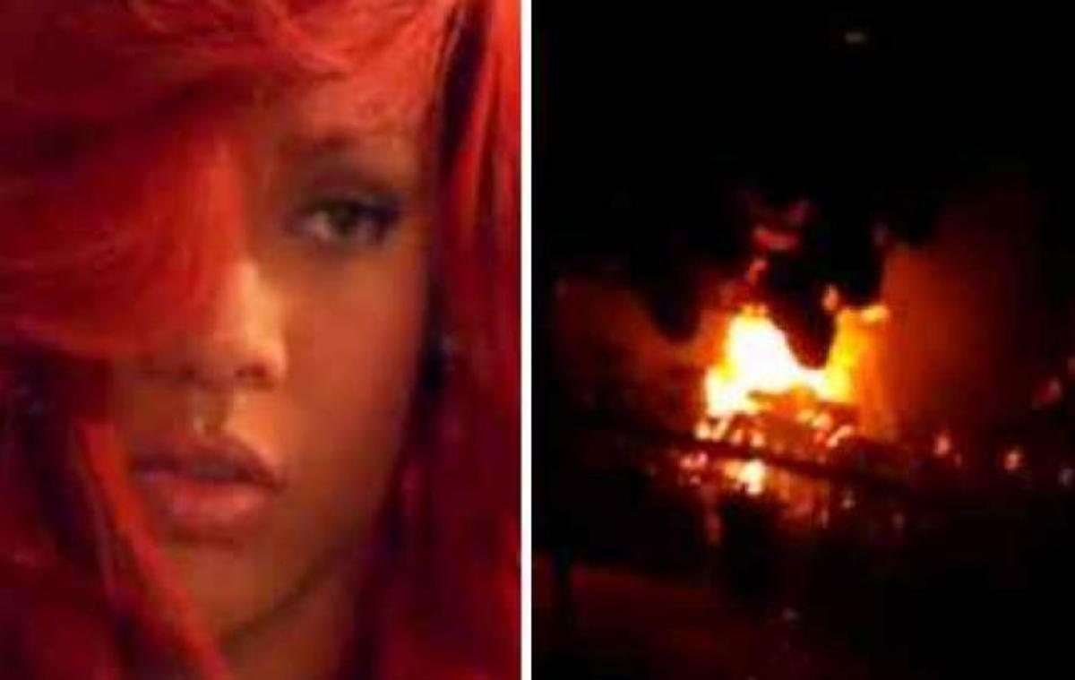 Φωτιά σε συναυλία της Rihanna !
